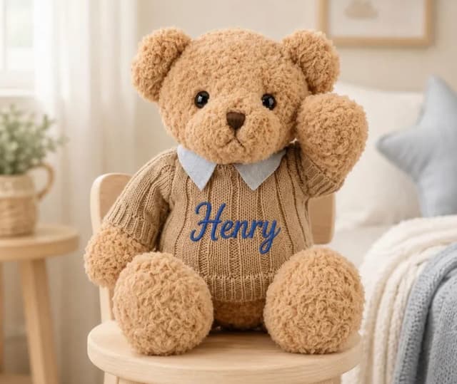 Personalized Baby Teddy Bear